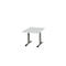 Schäfer Shop Select Besprechungstisch Planova Basic, Quadrat, T-Fuss, B 1000 x T 1000 x H 717 mm, lichtgrau/weissaluminium RAL 9006 