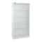 Schäfer Shop Select Bibliothèque étagères acier MS iCONOMY, 5 HC, l. 800 x P 400 x H 1935 mm, gris clair RAL 7035