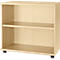 Schäfer Shop Select Bibliothèque étagères en bois, 2 étagères, L 800 mm x P 421 x H 750 mm, érable