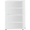 Schäfer Shop Select Bibliothèque étagères START UP, panneau de particules, 4 HC, l. 800 x P 420 x H 1470 mm, blanc 