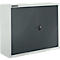 Schäfer Shop Select Bovenkast MS 8408i, B 800 x D 400 x H 800 mm, 1 legbord, staal, lichtgrijs RAL 7035/antracietgrijs RAL 7016