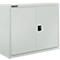 Schäfer Shop Select Bovenkast MS 8408i, B 800 x D 400 x H 800 mm, 1 legbord, staal, lichtgrijs RAL 7035/lichtgrijs RAL 7035