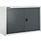 Schäfer Shop Select Bovenkast MS 8409i, B 950 x D 400 x H 800 mm, 1 legbord, staal, lichtgrijs RAL 7035/antracietgrijs RAL 7016