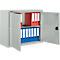 Schäfer Shop Select Bovenkast MS 8409i, B 950 x D 400 x H 800 mm, 1 legbord, staal, lichtgrijs RAL 7035/lichtgrijs RAL 7035