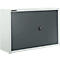 Schäfer Shop Select Bovenkast MS 8412i, B 1200 x D 400 x H 800 mm, 1 legbord, staal, lichtgrijs RAL 7035/antracietgrijs RAL 7016