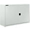 Schäfer Shop Select Bovenkast MS 8412i, B 1200 x D 400 x H 800 mm, 1 legbord, staal, lichtgrijs RAL 7035/lichtgrijs RAL 7035