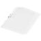 Clear, transparent brochure covers; three are stacked, perforated on one side. The brand "scolarea" is printed on one corner.