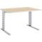 Schäfer Shop Select Bureau Moxxo IQ, rectangulaire, pieds en C, l. 1200 x P 800 x H 735 mm, coloris érable 