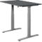 Schäfer Shop Select Bureau SET UP, armature à pied T, 1200 x 800, réglage électrique de la hauteur, graphite 