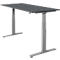 Schäfer Shop Select Bureau SET UP, armature à pied T, réglage électrique de la hauteur, 1800 x 800, graphite 