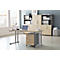 Schäfer Shop Select Bureau SET UP, pieds en C, 1600 x 800, chêne/alu blanc 