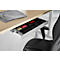 Schäfer Shop Select Bureau Start Off - elektrisch in hoogte verstelbaar - T-poot – L 1600 x B 800 x H 705/1205 mm – ahorn/wit aluminium + lade +kabelspiraal