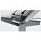 Schäfer Shop Select Bureau Start Off - elektrisch in hoogte verstelbaar - T-poot – L 1600 x B 800 x H 705/1205 mm – wit/wit aluminium + lade +kabelspiraal
