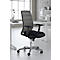 Schäfer Shop Select bureaustoel SSI Proline Edition 50, met armleuningen, puntsynchroonmechanisme, zitting met bekkensteun, lendensteun, netrugleuning, zwart/grijs