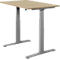 Schäfer Shop Select Bureautafel SET UP, T-poot onderstel, elektrisch in hoogte verstelbaar, 1200x800, eiken 