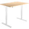 Schäfer Shop Select Bureautafel START UP, eentraps elektr. in hoogte verstelbaar, B 1200 mm, esdoorn/wit 