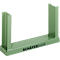 Schäfer Shop Select Cadre d'empilage, L 1210 x l 160 x H 520 mm, vert réséda RAL 6011, jusqu'à 1500 kg
