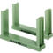 Schäfer Shop Select Cadre d'empilage, L 1210 x l 160 x H 520 mm, vert réséda RAL 6011, jusqu'à 1500 kg
