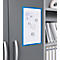 Schäfer Shop Select Cadre magnétique recyclé, pour documents A4, résistant aux UV en film PET recyclé jusqu'à 85%, bleu, 4 pièces