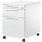Schäfer Shop Select Caisson à roulettes Start Off 126, tiroir pour ustensiles, dossiers suspendus, tiroir, verrouillable, L 432 x P 580 x H 595 mm, blanc/blanc 