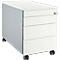 Schäfer Shop Select Caisson mobile 1233, avec poignée encastrée, L 435 x H 567 mm, alu blanc/alu blanc/blanc