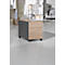 Schäfer Shop Select Caisson mobile 1233, avec poignée encastrée, L 435 x H 567 mm, anthracite/décor chêne