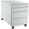 Schäfer Shop Select Caisson mobile 1233, avec poignée encastrée, L 435 x H 567 mm, gris clair/gris clair/gris clair