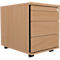Schäfer Shop Select Caisson mobile 1233, tiroir-plumier + tiroirs, verrouillable, aggloméré, l. 428 x P 600 x H 540 mm, hêtre