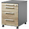 Schäfer Shop Select Caisson mobile SET UP, verrouillable, l. 432 x P 580 x H 595 mm, graphite/chêne 