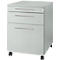 Schäfer Shop Select Caisson roulant Start Off 126, tiroir pour ustensiles, dossiers suspendus, tiroir, verrouillable, L 432 x P 580 x H 595 mm, gris clair 