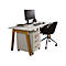 Schäfer Shop Select Caisson roulant Start Off Wood, 3 tiroirs, tiroir à ustensiles, L 432 x P 580 x H 595 mm, bois, blanc 