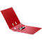 Schäfer Shop Select Carpeta , DIN A4, ancho del lomo 80 mm, 10 unidades, rojo