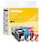 Schäfer Shop Select Cartouches d'encre Multipack de construction identique HP 934X/935XL (chacune 1 x noir, cyan, magenta, jaune)