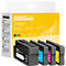 Schäfer Shop Select Cartouches d'encre, remplace HP 963XL (3YP35AE), Mixpack, noir, cyan, jaune, magenta
