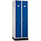 Schäfer Shop Select Casier à fournitures sur socle, serrure à came batteuse, gris clair/bleu gentiane