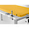 Schäfer Shop Select Cloison de table, épaisseur du matériau 30 mm, L 800 x H 387 mm, 100 % polyester recyclé post-consommation, jaune