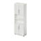 Schäfer Shop Select Combikast Start Off, 6 ordnerhoogten, 4 ordnerhoogten met deur, afsluitbaar, B 800 x D 420 x H 2196 mm, lichtgrijs/lichtgrijs 