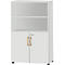 Schäfer Shop Select combinatiekast Start Off Wood, 4 OH, afsluitbaar, B 800 x D 420 x H 1514 mm, hout, lichtgrijs