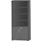Schäfer Shop Select combinatiekast Start Off Wood, 6 OH, afsluitbaar, B 800 x D 420 x H 2240 mm, hout, grafiet