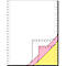 Schäfer Shop Select Computer-kettingpapier, LP, SD, roze + gele kopie, 3-voudig blanco, 600 stuks
