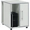 Schäfer Shop Select contenedor adicional Moxxo IQ, compartimento de alimentación para PC, 1 puerta, 2 compartimentos laterales, ancho 551 x fondo 800 x alto 720 mm, gris claro 