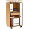 Schäfer Shop Select Conteneur haut, à roulettes, verrouillable, L 600 x P 420 x H 1178 mm, hêtre