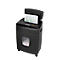 Schäfer Shop Select Destructeur de documents SH1023-A CC, entièrement automatique, coupe en particules 4 x 12 mm, P-4, 23 l, capacité de coupe 10-120 feuilles, avec roulettes pivotantes, noir