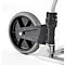 Schäfer Shop Select Diable, capacité 100 kg, pliable, sangle de serrage élastique, 2 roues fixes, aluminium/plastique, rouge-noir-argenté