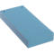 A stack of light blue, rectangular sheets, two holes at the top. The sheets are slightly angled.