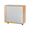 Schäfer Shop Select Dwarsrolluikkast, hout, 2 legborden, B 800 mm x D 421 x H 750 mm, beukendecor