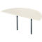 Schäfer Shop Select ERGOSTYLE aanbouwtafel, 1/2 cirkel, ahorn decor/antraciet