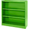 Schäfer Shop Select Estantería de acero MS iCOLOUR, 3 alturas de archivo, An 950 x P 400 x Al 1215 mm, verde manzana RAL 6018