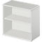 Schäfer Shop Select Estantería para archivadores LOGIN, 2 alturas de archivador, An 800 x P 420 x Al 726 mm, gris claro