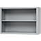 Schäfer Shop Select Étagère à poser MS, 2 HC, L 1200 x P 400 x H 800 mm, tôle d'acier, aluminium blanc